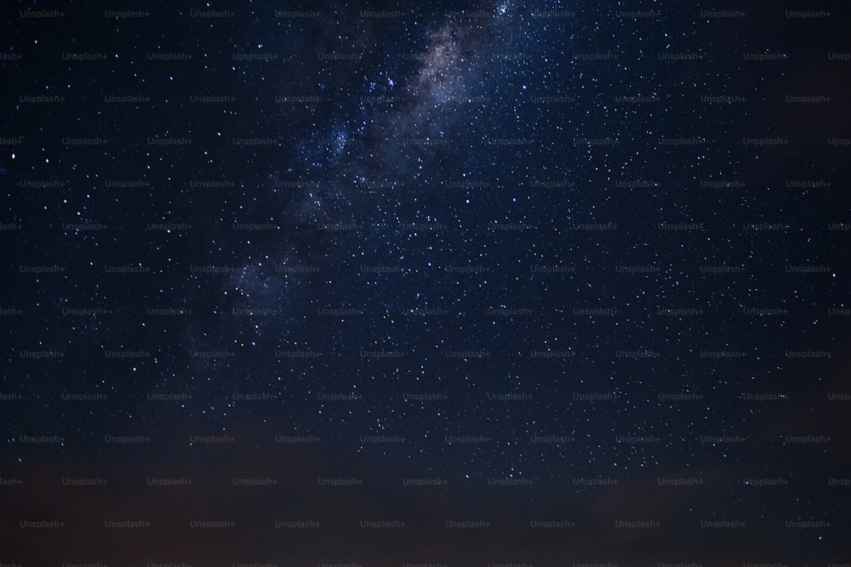 Southern hemisphere stars and Milky Way from a dark sky location